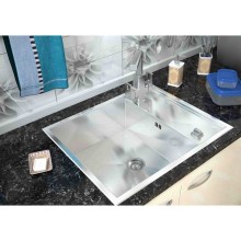 Кухонная мойка ZorG X SH X 6050 Матовый хром