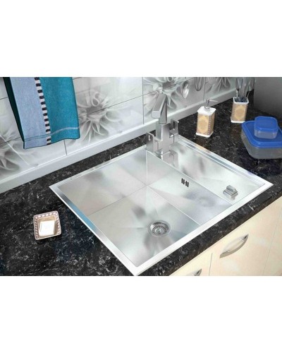 Кухонная мойка ZorG X SH X 6050 Матовый хром