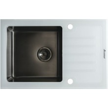 Кухонная мойка Seaman Eco Glass SMG-780W-Gun.B Графит