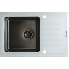 Кухонная мойка Seaman Eco Glass SMG-780W-Gun.B Графит