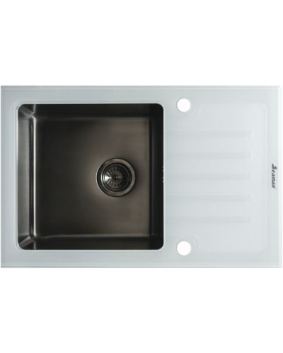 Кухонная мойка Seaman Eco Glass SMG-780W-Gun.B Графит