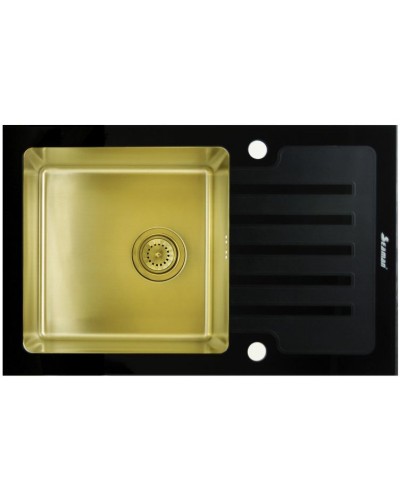 Кухонная мойка Seaman Eco Glass SMG-780B-Gold.B Золотая