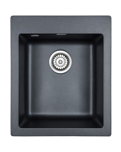Кухонная мойка Paulmark Leer 41 PM104249-BLM Черный металлик