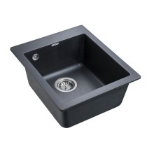 Кухонная мойка Paulmark Leer 41 PM104249-BLM Черный металлик