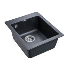Кухонная мойка Paulmark Leer 41 PM104249-BLM Черный металлик