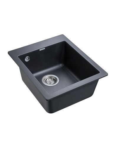 Кухонная мойка Paulmark Leer 41 PM104249-BLM Черный металлик