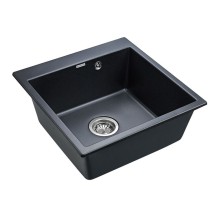 Кухонная мойка Paulmark Praktisch 51 PM105152-BLM Черный металлик