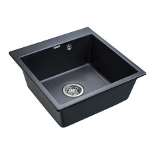 Кухонная мойка Paulmark Praktisch 51 PM105152-BLM Черный металлик