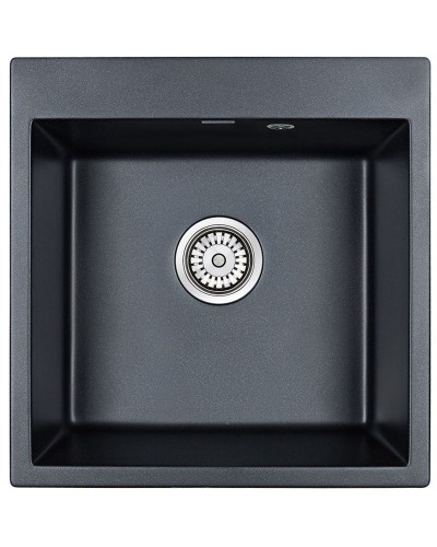 Кухонная мойка Paulmark Praktisch 51 PM105152-BLM Черный металлик