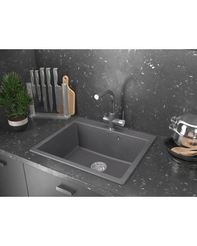 Кухонная мойка Paulmark Kante 60 PM106052-QU Кварц