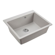 Кухонная мойка Paulmark Kante 60 PM106052-GR Серая