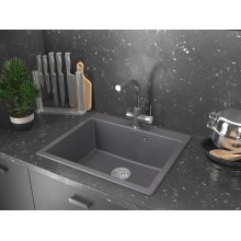 Кухонная мойка Paulmark Kante 60 PM106052-GR Серая