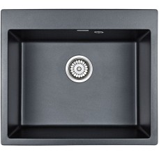 Кухонная мойка Paulmark Kante 60 PM106052-BLM Черный металлик