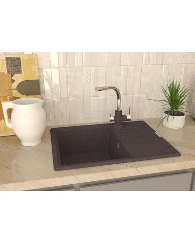 Кухонная мойка Paulmark Weimar 65 PM216550-BL Черная