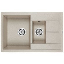 Кухонная мойка Paulmark Feste 77 PM237850-BE Бежевая