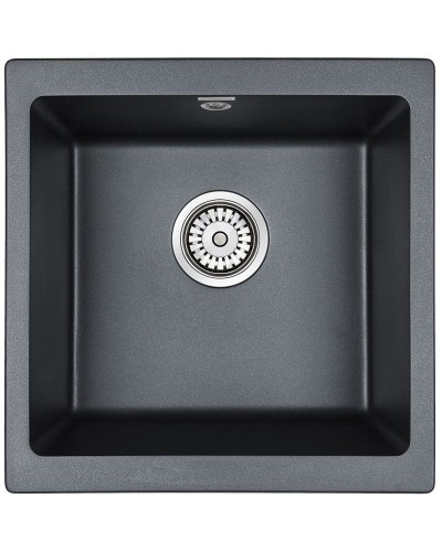 Кухонная мойка Paulmark Brilon 45 PM104546-BLM Черный металлик
