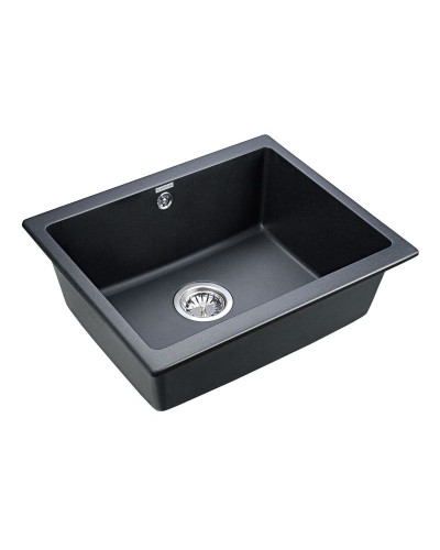 Кухонная мойка Paulmark Gera 55 PM205546-BLM Черный металлик