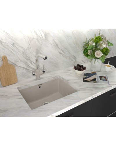 Кухонная мойка Paulmark Gera 55 PM205546-BLM Черный металлик