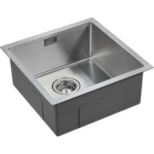 Кухонная мойка Paulmark Aller 44 PM904444-BS Брашированная сталь