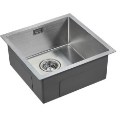 Кухонная мойка Paulmark Aller 44 PM904444-BS Брашированная сталь
