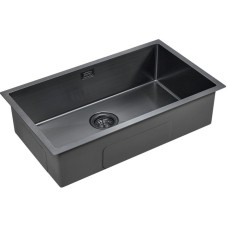 Кухонная мойка Paulmark Koher 74 PM807444-GM Вороненая сталь