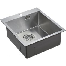 Кухонная мойка Paulmark Neckar 45 PM804551-BS Брашированная сталь