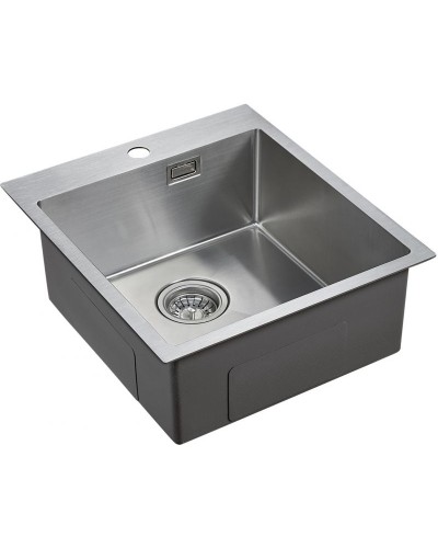 Кухонная мойка Paulmark Neckar 45 PM804551-BS Брашированная сталь