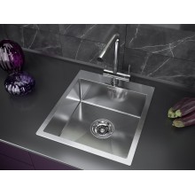 Кухонная мойка Paulmark Neckar 45 PM804551-BS Брашированная сталь