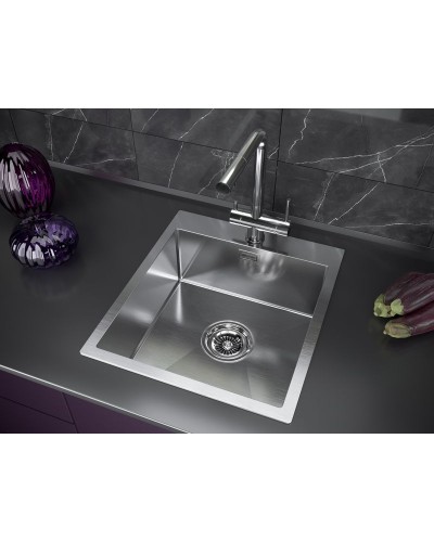 Кухонная мойка Paulmark Neckar 45 PM804551-BS Брашированная сталь