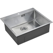 Кухонная мойка Paulmark Isar 59 PM805951-BS Брашированная сталь