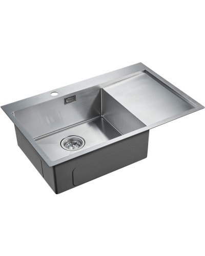 Кухонная мойка Paulmark Elde 78 PM807851-BSL Брашированная сталь