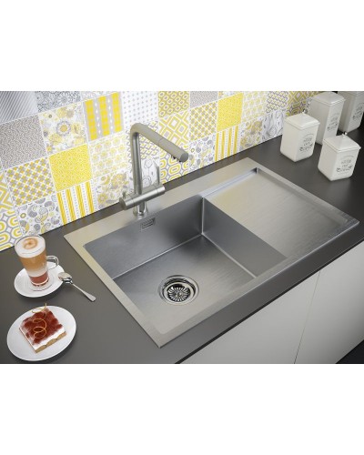 Кухонная мойка Paulmark Elde 78 PM807851-BSL Брашированная сталь