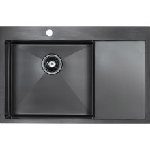 Кухонная мойка Paulmark Elde 78 PM807851-GML Вороненая сталь