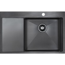 Кухонная мойка Paulmark Elde 78 PM807851-GMR Вороненая сталь