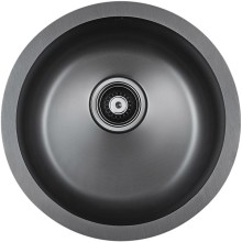 Кухонная мойка Paulmark Werra 46 PM404646-GM Вороненая сталь