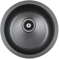 Кухонная мойка Paulmark Werra 46 PM404646-GM Вороненая сталь