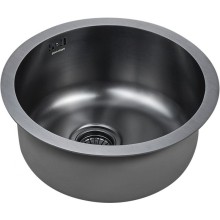 Кухонная мойка Paulmark Werra 46 PM404646-GM Вороненая сталь