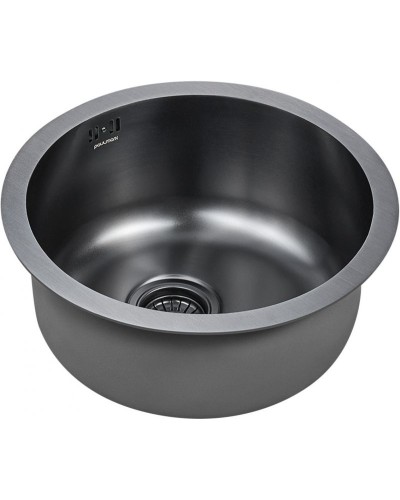 Кухонная мойка Paulmark Werra 46 PM404646-GM Вороненая сталь