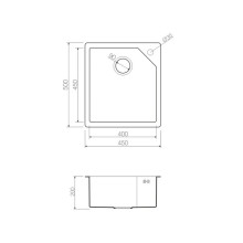 Кухонная мойка красная медь Omoikiri Sinano