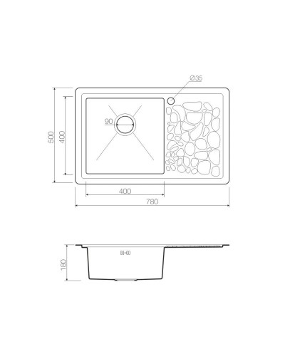 Кухонная мойка натуральная медь Omoikiri Takatsu