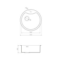 Кухонная мойка красная медь Omoikiri Sumida