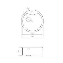Кухонная мойка красная медь Omoikiri Sumida