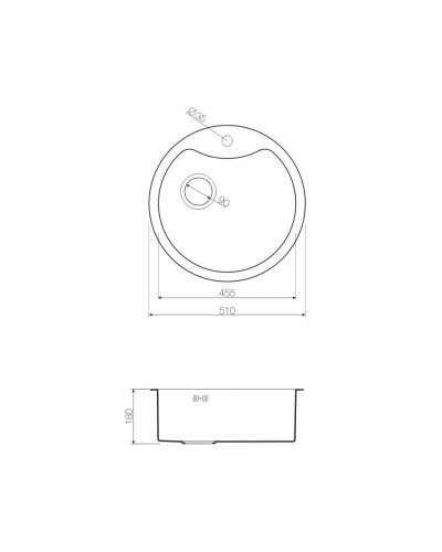 Кухонная мойка красная медь Omoikiri Sumida