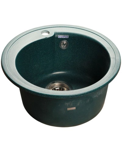 Кухонная мойка зеленый GranFest Rondo GF-R450