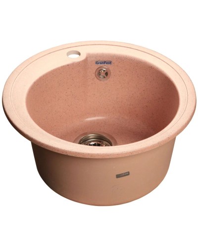 Кухонная мойка розовый GranFest Rondo GF-R450