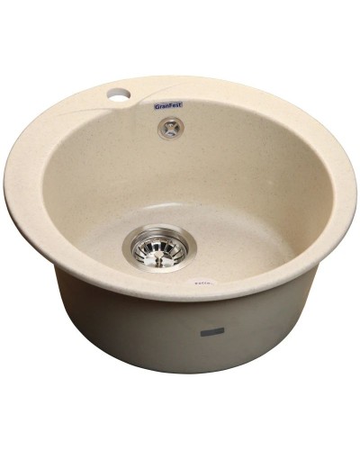 Кухонная мойка бежевый GranFest Rondo GF-R480