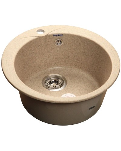 Кухонная мойка песочный GranFest Rondo GF-R480