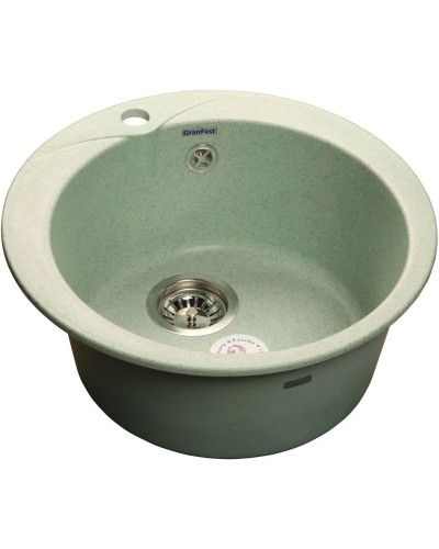 Кухонная мойка салатовый GranFest Rondo GF-R480