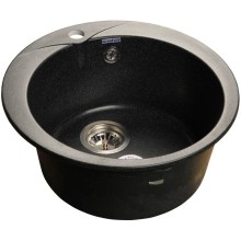 Кухонная мойка черный GranFest Rondo GF-R480
