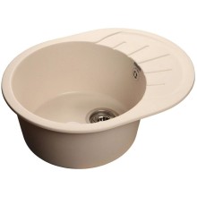 Кухонная мойка белый GranFest Rondo GF-R580L